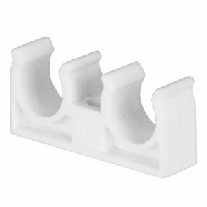 Опора двойная ПП 32 белая Tebo