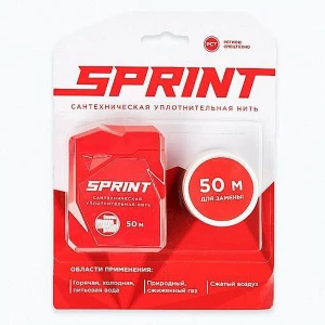 Нить для герметизации резьбы "Sprint" 50+50м