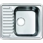Мойка из нержавеющей стали, врезная 585х485 0,8-180 правая, Iddis
