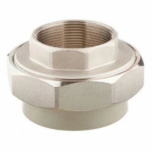 Американка муфта ПП 50х1 1/2' внутренняя резьба серая Тebo