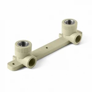 Настенный комплект для смесителя угловой ПП 20х1/2' серый Tebo