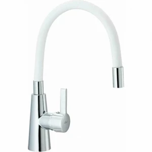 Смеситель для кухни E4205+E55 белый, Ekko